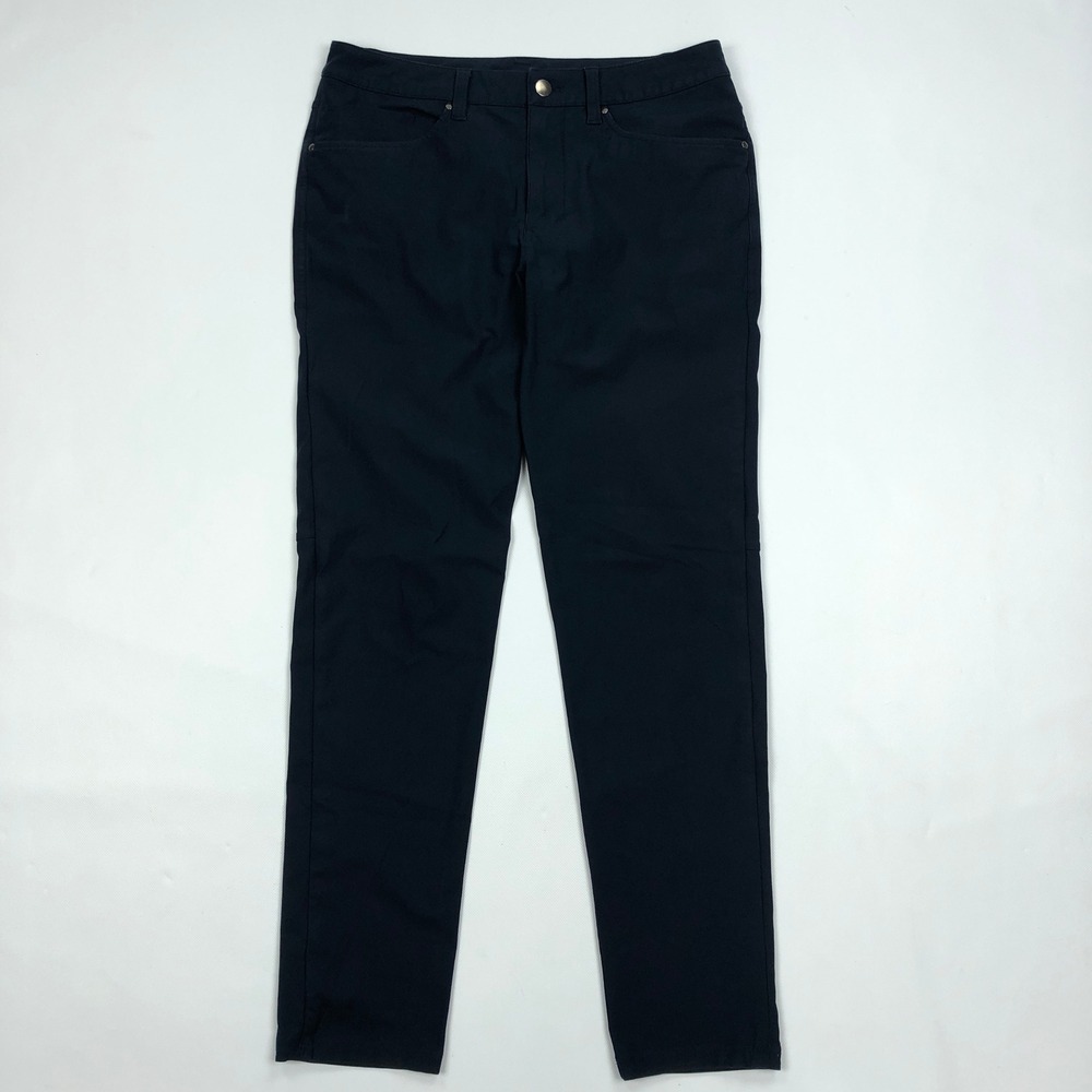 Lululemon ABC Pant Slim Warpstreme Navy Blue Mens 30x30 Trousers LM5AD9S